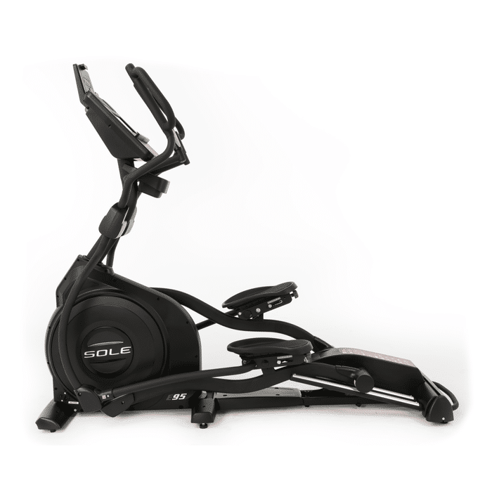 Experience a full-body workout with the Sole Elliptical Bike. Smooth, low-impact cardio with adjustable resistance, incline, and Bluetooth connectivity for optimal fitness results